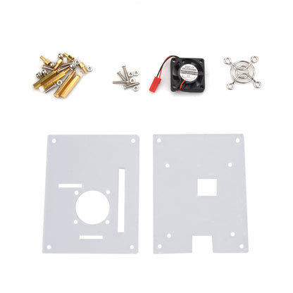Arcylic Clear Case Box Enclosure Fan Heatsink For Raspberry Pi 3/2 Model B/B+ A