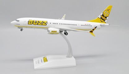 1:200 JC Wings Buzz BOEIN B737 Max8 G Passenger Airplane Diecast Aircraft Model