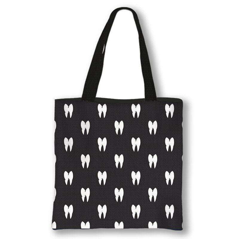 Handbag Casual Tote Bag Shoulder Purse Travelling Storage Pouch Polyester Print