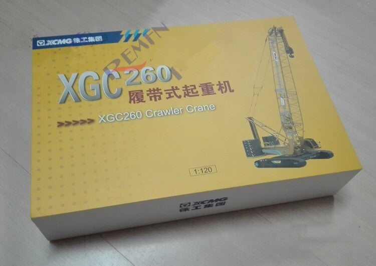 1:120 XCMG XGC260 Crawler Crane Construction Machine Equipment Diecast Model