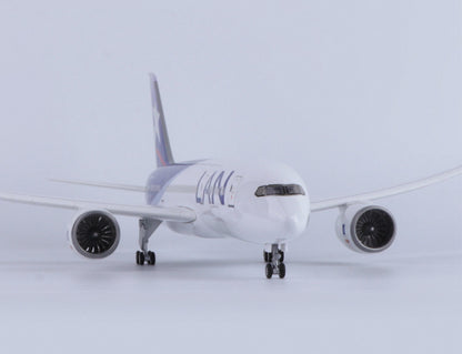 1:130 43CM LAN BOEING 787 Passenger Airplane Landing Gear Resin Aircraft Model
