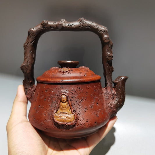 vintage chinese yixing purple clay teapot zisha ceremony teaware collection rare