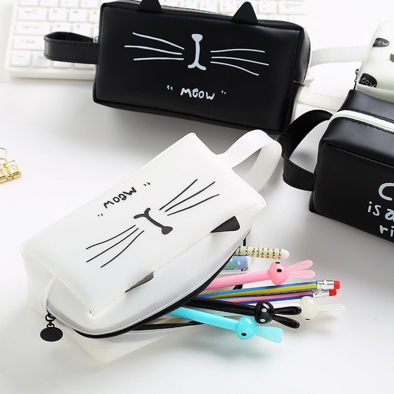 Cute Cosmetic Bag Women Travel Wash Pouch Makeup Bag Pencil Case Toiletry Bags