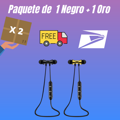 2 X Bluetooth Audifonos Inalambricos Magneticos Auriculares para Telefonos Cell