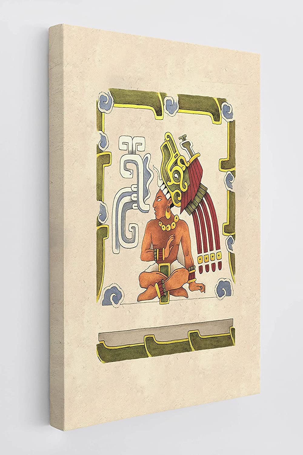 Maya Aztec Mythology Wall Art Canvas Farmhouse Home Office Decoration Gift 11x14