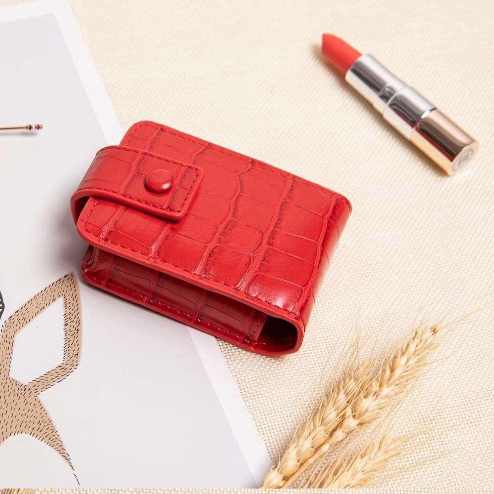 Lipstick Cosmetic Bag Mirror Travel Makeup Bag Toiletry Organizer Pouch Storage