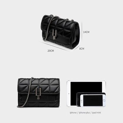 Luxury Bag Leather Chain Crossbody Bag Handbags Shoulder Bag Purse Flap Hasp 1PC
