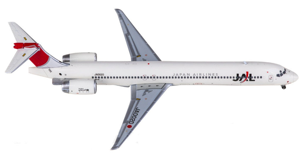 1:400 Geminijets Japan Airlines MD-90 Passenger Airplane Diecast Model