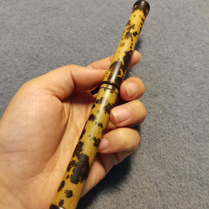Vintage Xiangfei Bamboo Pull-out Tea Knife Steel Blade Tea Ceremony Tool