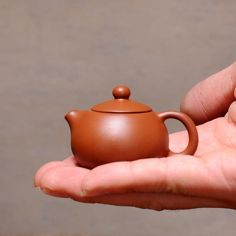 Mini Tea Pot Yixing Zisha Purple Clay Tea Pet Xishi Pot Mini Size Decoration