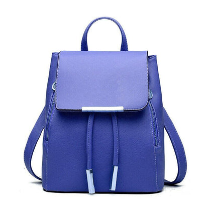 Women's Backpack Rucksack Knapsack Female Backpacks Pu Leather School Travel Bag