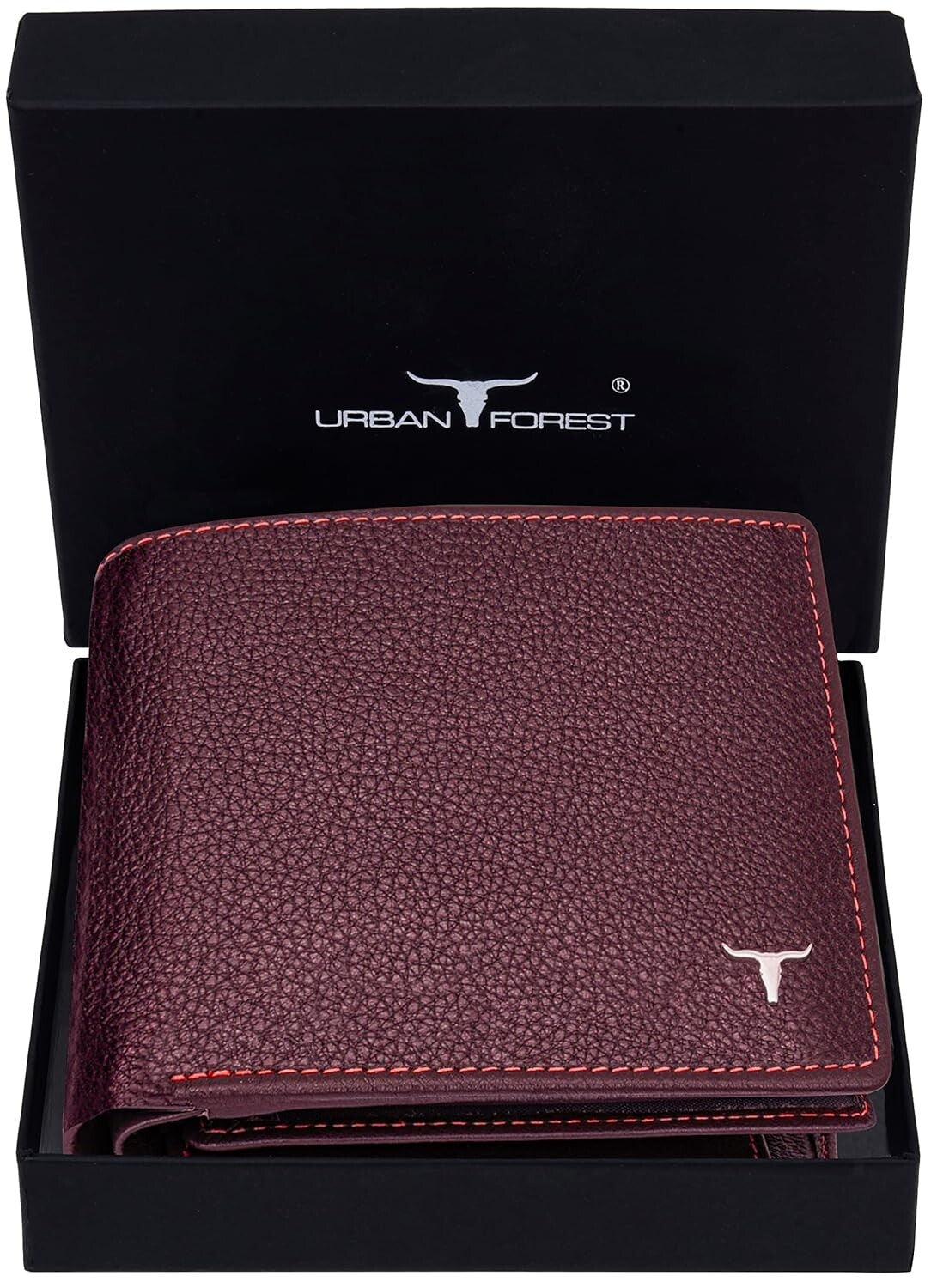 New Brown Bi-Fold Leather Men's Wallet RFID Protection Gift Item