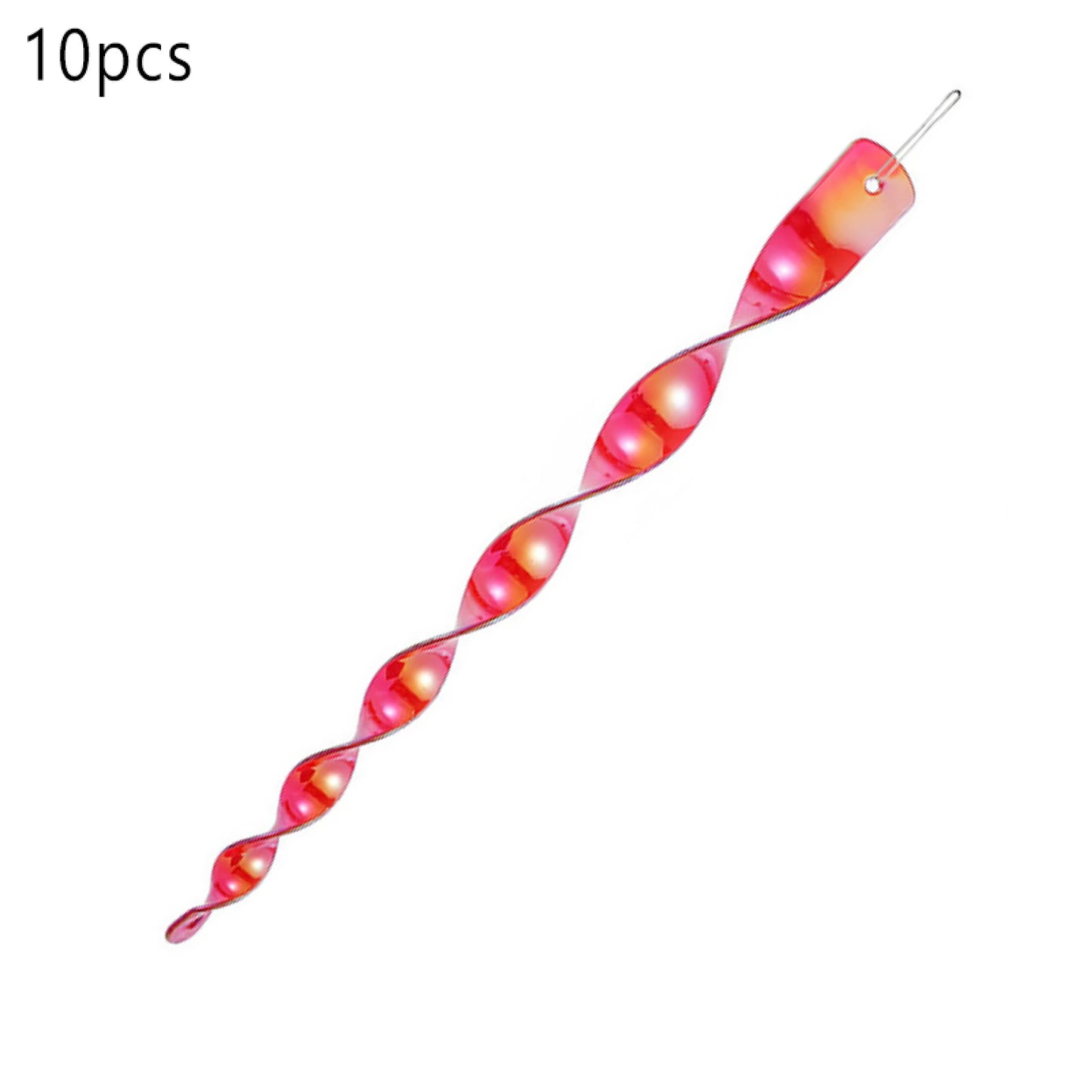 10Pcs Bird Repellent Reflective Scare Rods Spiral Deterrent Control Device Deco.