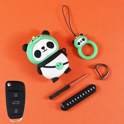 Cute Silicone Car Key Cover – Anti-Wear Cartoon Case