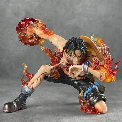 Anime One Piece Figur Portgas D Ace PVC Actionfigur Modell Statue Spielzeug sammeln-