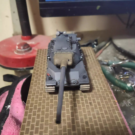 Homemade 1/72 French M4 1954 Military Tank Finished Model Toys Ornament