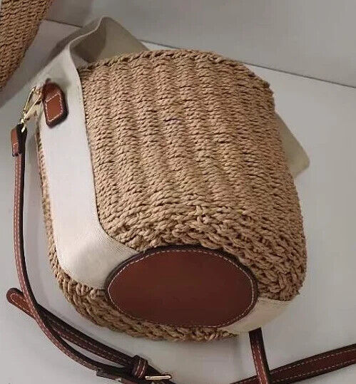 Straw Handbag Hand-woven Women's Holiday Bag Shoulder Bag