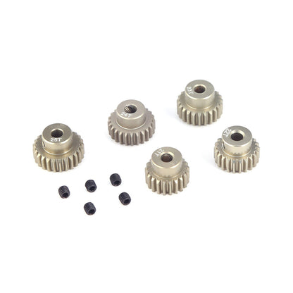 21T-25T Aluminum Pinion Gear Set For 1/10 RC Car Brushed Brushless Motor Parts;
