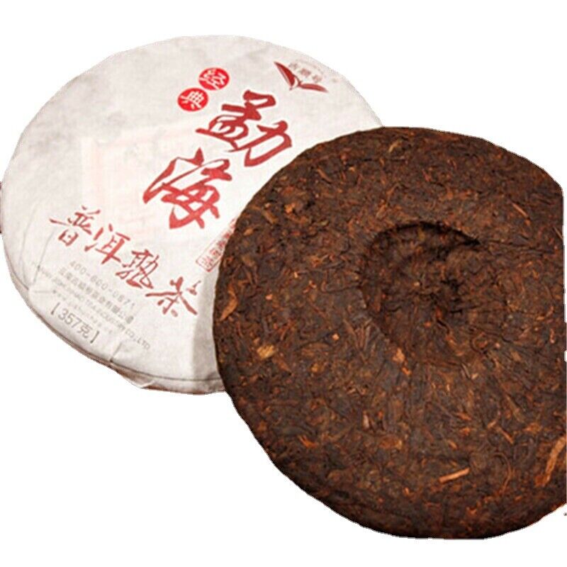 Classic Ripe Pu Erh Tea Slimming Black Menghai Cooked Puer 357g Black Tea Health