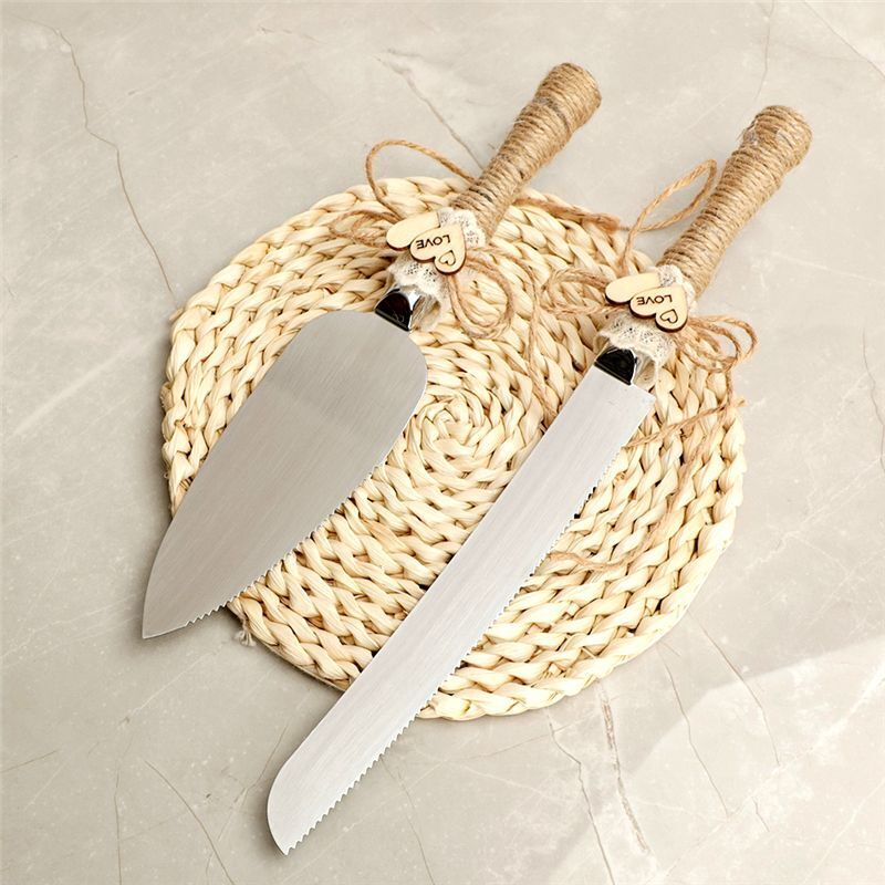 Cake Knives 2-4Pcs Champagne Glass Wedding Ceremony Supplies Shovels Flutes Cups
