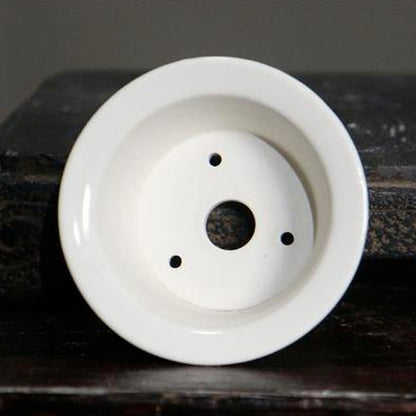 3.1in Home Desktop Flower Pot Creative Ceramic Bonsai Chinese Style Flower Pots