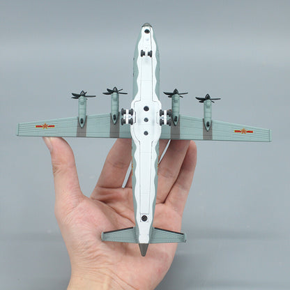 1:200 19CM AVIC China Air Force Y-9 Transport Aircraft Diecast Airplane Model