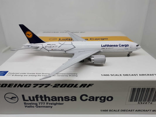 1:400 JC Wings Lufthansa Cargo BOEING B777-200LRF Airplane Diecast Model