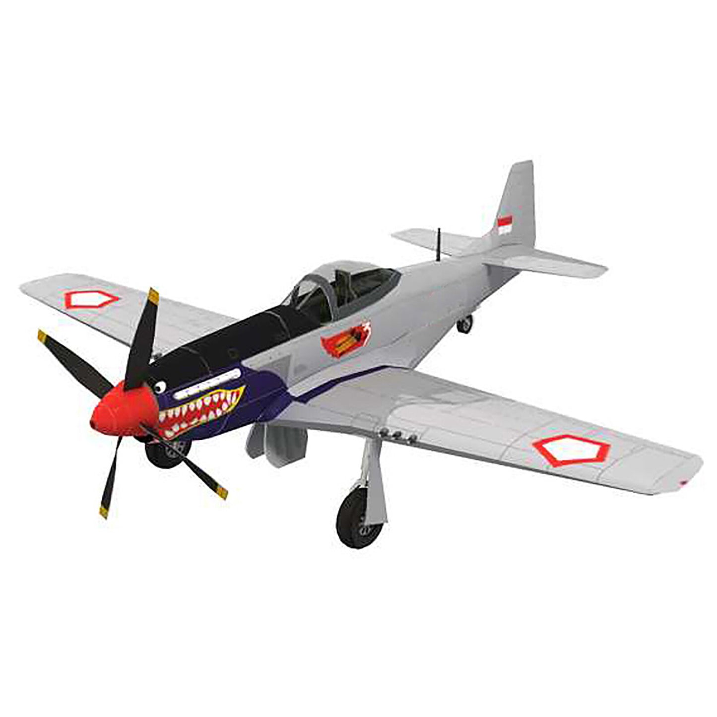 DIY 1:33 P-51D Mustang Fighter Paper Model Military Puzzle Kit Paper Plane Model