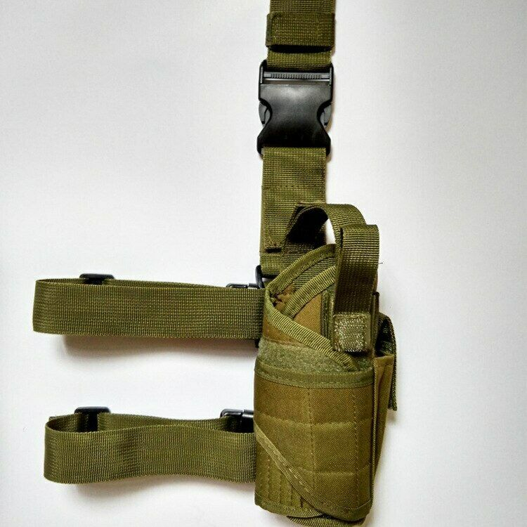 Chest Rig Bag Radio Harness Front Pouch Holster Military Vest Rig Bag Adjustable