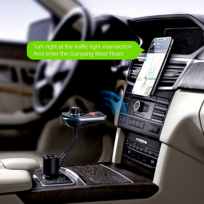 Bluetooth Transmisor FM para coche Reproductor de MP3 Kit de adaptador de radio