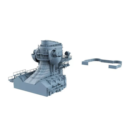 LYCG350335 1/350 Model Upgrade Parts Bismarck Battleship Chimney And Hangar