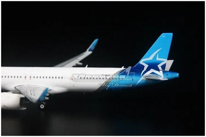 1:400 JC Wings Air Transat AIRBUS A321neo Passenger Airplane Diecast Plane Model