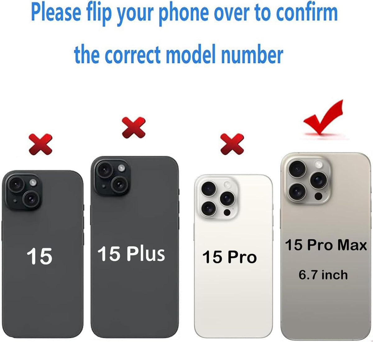 2 Sets for Iphone 15 Pro Max Camera Lens Replacement,Oem Original Rear Camera G