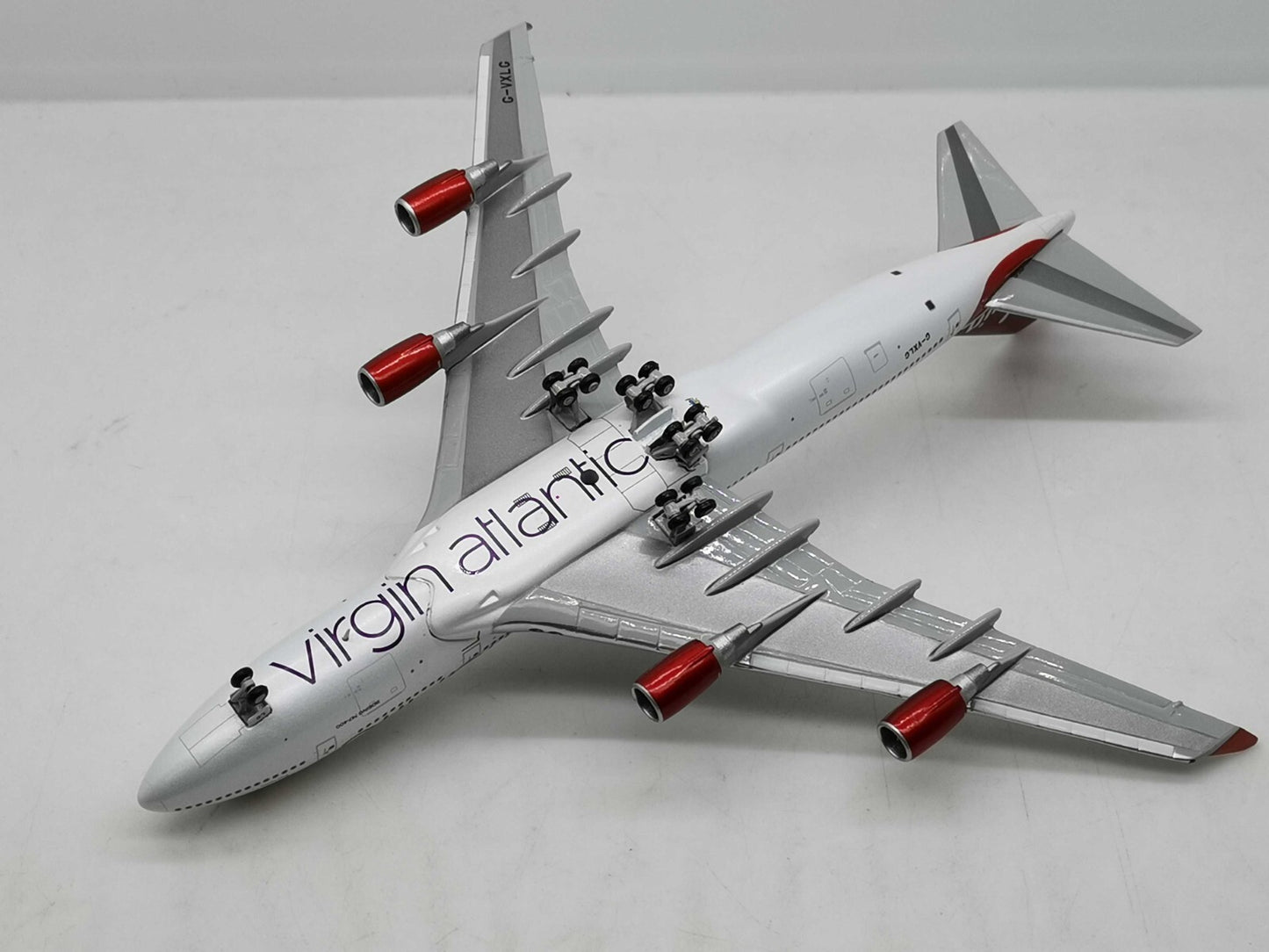 1:400 GeminiJets Virgin Atlantic BOEING 747-400 Passenger Airplane Diecast Model