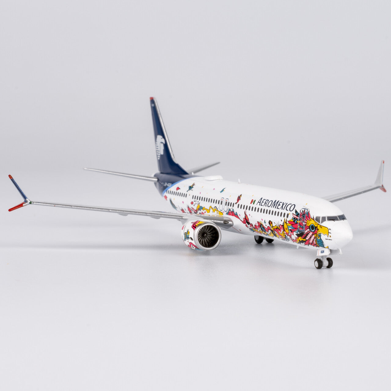 1:400 NGmodels Aeroméxico B737 MAX 9 Passenger Airplane Diecast Plane Model