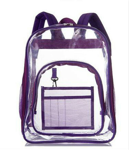 Women Backpack Transparent Versatile Student Bag Spring New School Bag Girl Gift