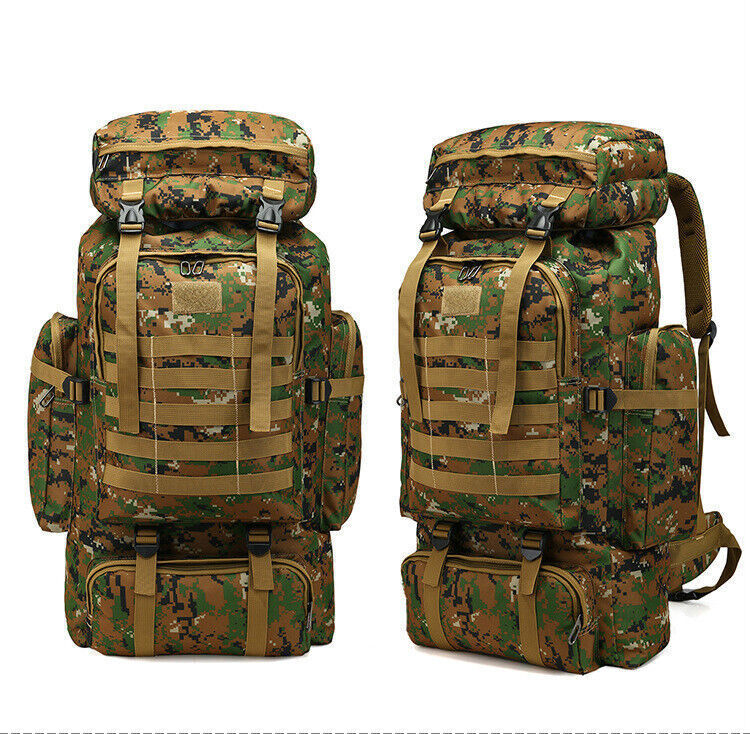 Molle Tactical Backpack Military Hiking Camping Backpack Rucksack Sports Bag