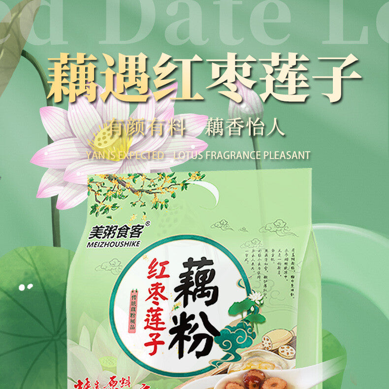 China Jujube Lotus Seed Root Powder Soup Instant Lotus Root Powder 500g -