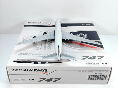 1:400 JC Wings BRITISH AIRWAYS BOEING B747-8i Passenger Airplane Diecast Model