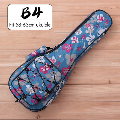 Waterproof Padded Ukulele Backpack Protective Storage Bag Mandolin Carry Case