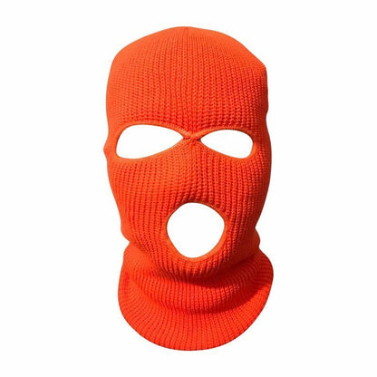 Knitted Face Mask Cover Winter Balaclava Full Face Outdoor Sports Balaclava Hat