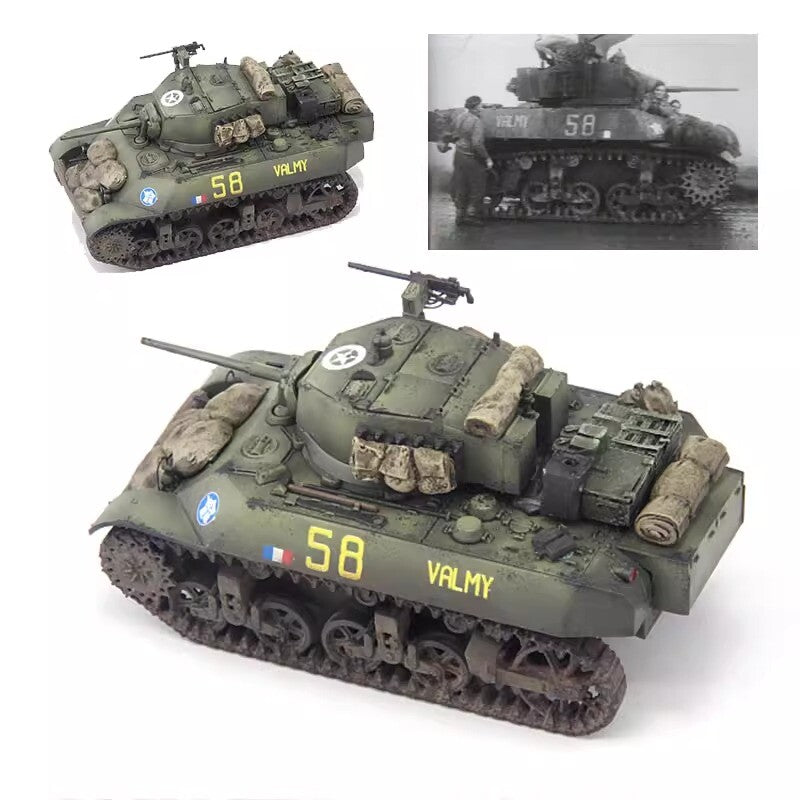 S-Model 1/72 Free French M3A3 Valmy 501st Tank Regiment Finished Model PP0076