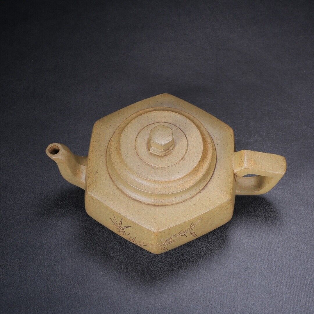 Chinese Yixing Zisha Clay Handmade Exquisite Teapo （六方 盖款：范正根）