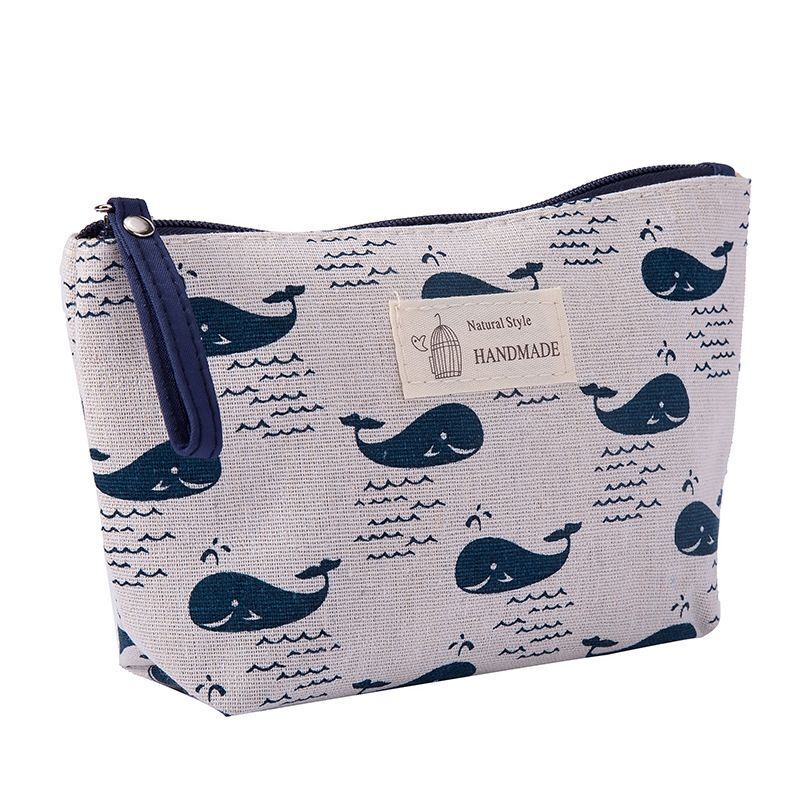 Plaid Printing Cosmetic Bag Makeup Case Organizer Bag Travel Tote Pouch Bags 1PC