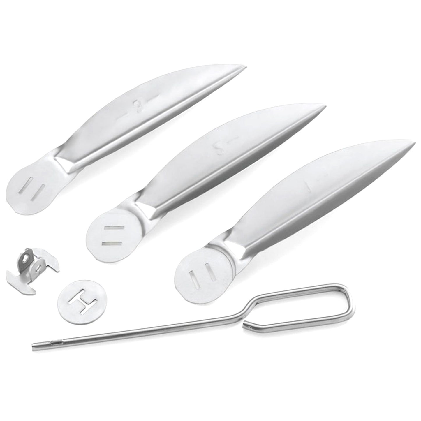 Metal 22-1/2-Inch One-Touch Cleaning System Kit For Weber Grill Parts 7444