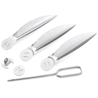 Metal 22-1/2-Inch One-Touch Cleaning System Kit For Weber Grill Parts 7444