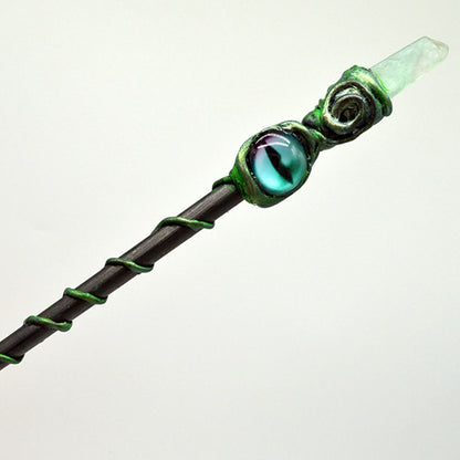 Witch Magic Wand Multicolor Natural Crystal Jewelry Fairy Stick Hair Accessories