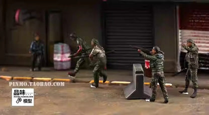 1/72 Middle Eastern Soldier Rebel Soldier 5 Soldier Model