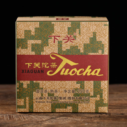 2018 Xia Guan Xiao Fa Tuo Cha Xiaguan Tuocha Puer Ripe Pu'er Tea 250g Boxed