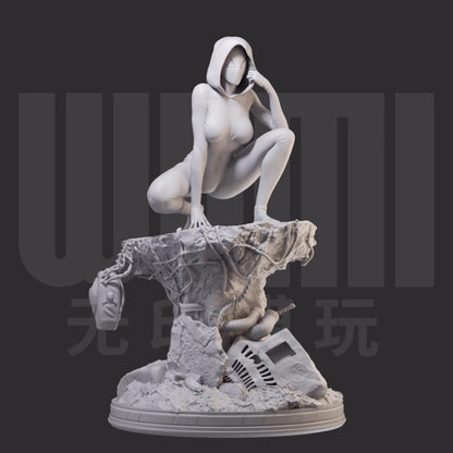 1/24 resin figures model Gwen Spider Man Unassembled unpainted